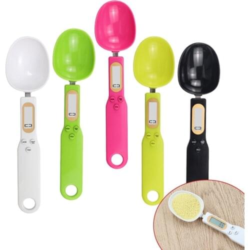 LCD Digital Kitchen Scale Electronic Cooking Food Weight Measuring Spoon 500g 0.1g Coffee Tea Sugar Spoon Scale Kitchen Tool