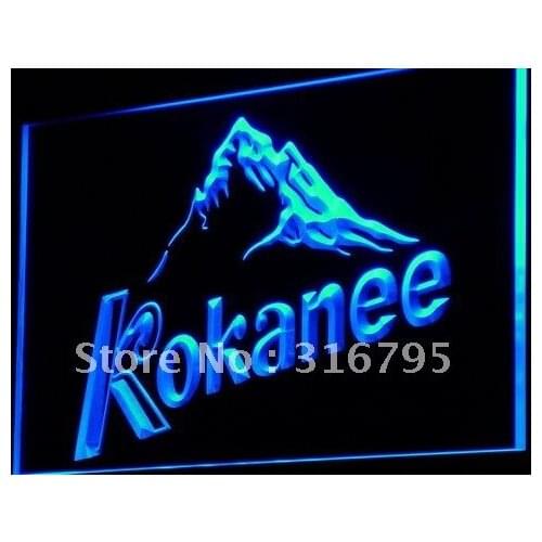 A144 kokanee Beer Bar Pub Club NEW LED Neon Light Signs with On/Off Switch 20+ Colors 5 Sizes to choose