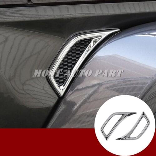 ABS Chrome Fender Side Air Vent Outlet Cover Trim For Jeep Wrangler JL 2018-2019 Red/Silver/Black Car decoration Car Trim