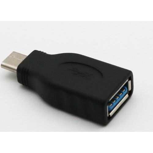 1pcs USB-C Type C 3.1 Male to USB 3.0 A Female Data Adapter Converter Black
