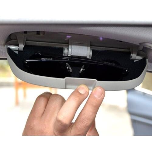 Car Sunglasses Holder Glasses Case Storage Box Accessories For BMW 1 2 3 4 5 7 Series F30 F10 F15 F34 F07 X1 X3 X4 X5 X6 Styling