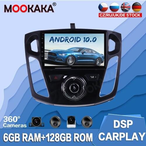 For Ford Focus 2012-2017 Android 10.0 128G Car Multimedia Player Radio GPS Navigation Auto Stereo Recorder Head Unit Audio