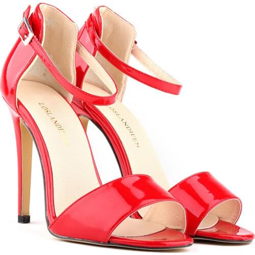 Women Yellow Patent Leather Sandals 2021 Fashion Platform Woman High Heel Shoes Open Toe Buckle Strap Sexy Party Pumps Drop Sale