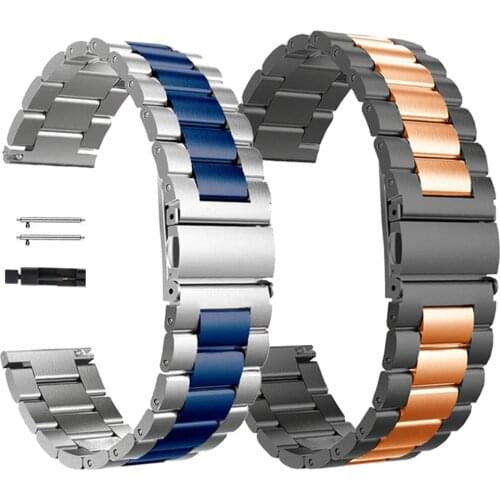 20mm 22mm Stainless Steel Wristband for Realme Watch 2 S Pro Band Quick Release Metal Bracelet for Real Me Watch Strap Correa
