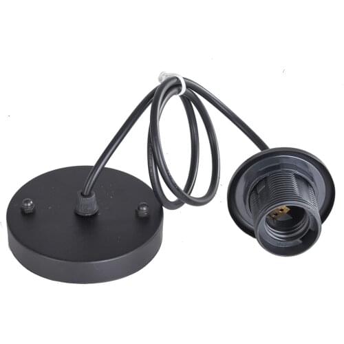 Black Silver Plastic E27/E26 lamp Base Screw Light Bulb Lamp Socket Holder ceiling pendant lights Socket Popular Lamp Holder