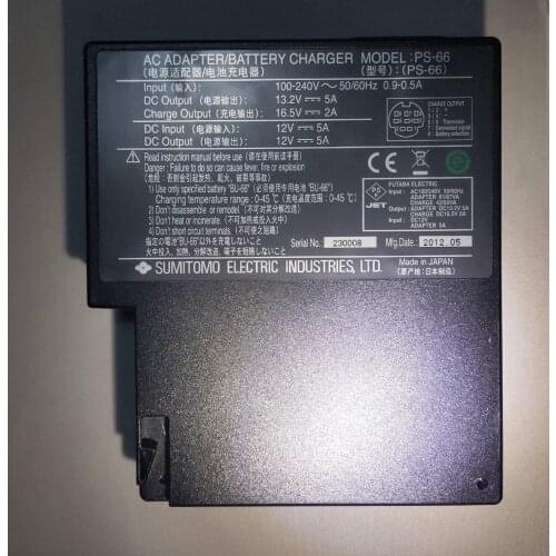 DHL Free Shipping Original Sumitomo PS-66 AC Adapter Charger for TYPE-39 TYPE-66 Fusion Splicer PS-66 Battery Charger Adapter