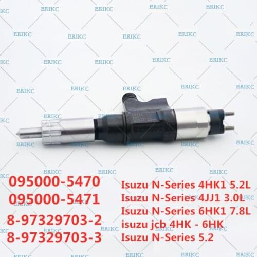 ERIKC 5471 Fuel Injector 095000-5471 Common Rail Diesel Injection Assy 8-97329703-# for suzu N-Series 4HK1 5.2L 6HK 4H