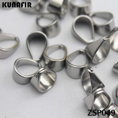 Crisscross teeth 7mm stainless steel hook pandent pendants necklace accessories jewelry DIY parts 100pcs ZSP049