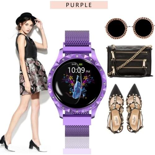 Best Smartwatch Men Women Magnetic Strap BloodPressure Smart Watch Bluetooth Fitness Tracker Sports Watch For Girls Women