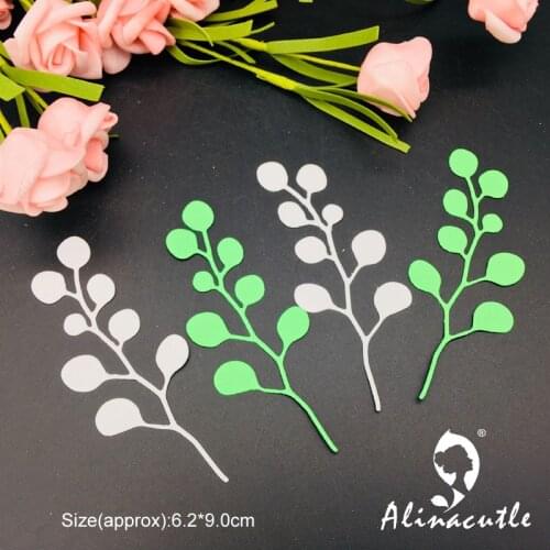 Die Cut Metal Cutting die Leaf Leaves Branch DIY Scrapbooking Paper Craft Handmade Card Punch Art Cutter Die Cut Alinacutle