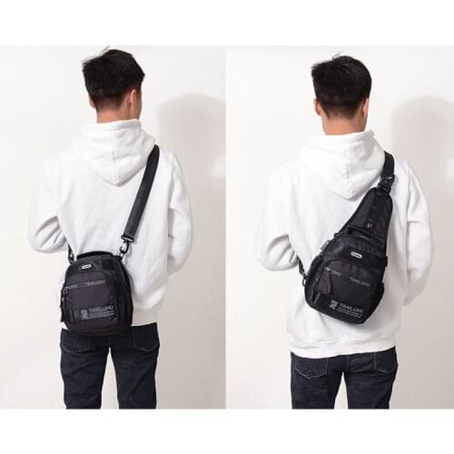 Mens Multifunctional Travel Backpack High Capacity Single Shoulder Crossbody Bag Travel Shoulder Bag
