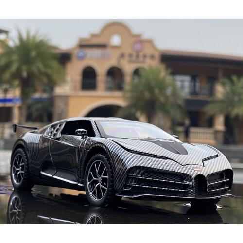 1:32 Bugatti Centodieci Carbon Fibre Alloy Sports Car Model Diecast Simulation Metal Toy Car Model Collection Childrens Toy Gift