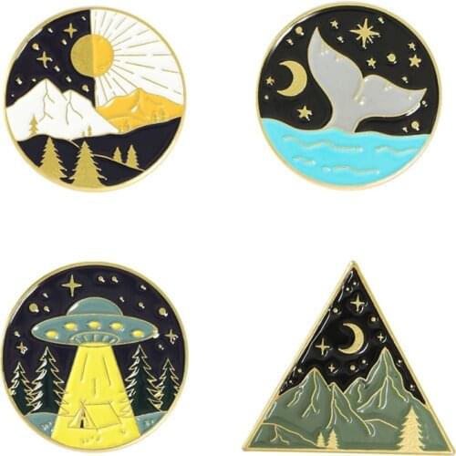 Fashion Lapel Pins Cartoons Enamel Badges Jewelry Cute Anime Brooches For Women Decorative Badges Hijab Pins Brooch For Clothes