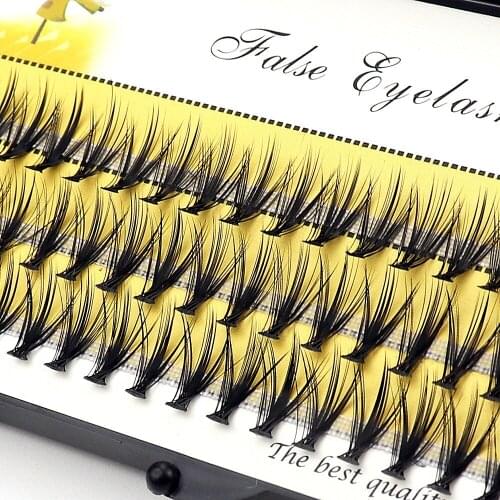 20D/30D Russian C Curl Cluster Eyelash Extension 3D Natural Soft Faux Mink Fake Eyelashes Professional Individual Eyelash Makeup
