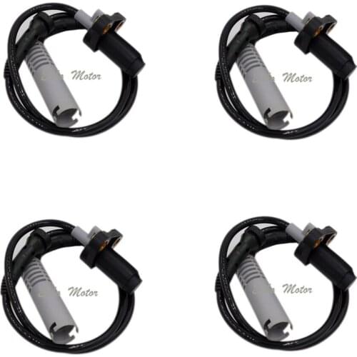New 4pcs ABS Wheel Speed Sensor 34521182159 Front Left Right 0986594510 SS10305 For BMW 1997 1998 E39 528i 540i (CGQBW001)