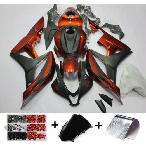 Artudatech Moto Fairing Kit Bodywork ABS for Honda CBR600RR 2007 2008 Red Black CBR 600 RR