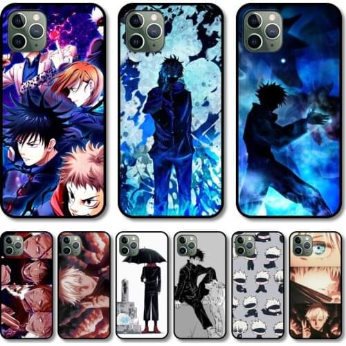 Lovely anime Phone Case cover For iphone 12 pro max 11 8 7 6 s XR PLUS X XS SE 2020 mini black cell shell