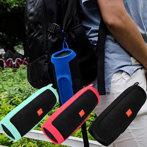 For JB L charge3 Bluetooth Speaker Portable Mountaineering Silicone Case Apr30