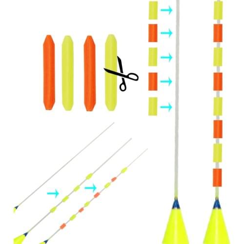 New Cuttable Rubber Beans Fishing Floats Tail Beans Tail High Quality Visible Thickness Beans Fishing Tackle Tools Accessories