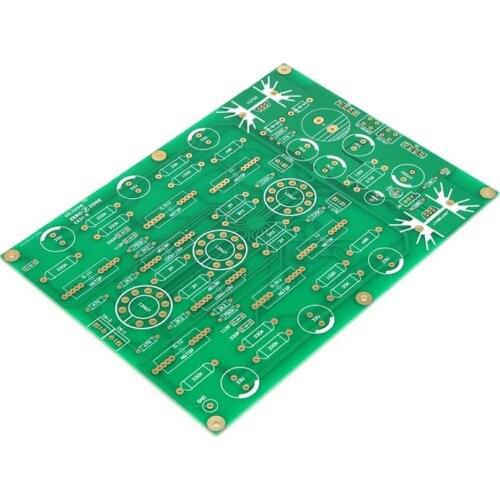 HIFI RIAA MM Tube phono amplifier PCB Stereo turntable preamplifier PCB Base on EAR834 Circuit Free shipping