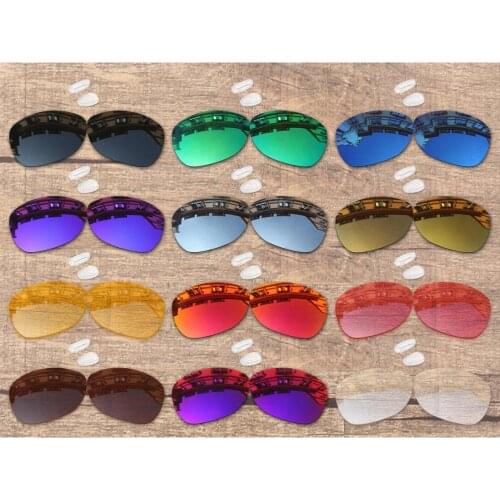 Vonxyz 20+ Color Choices Polarized Replacement Lenses & Nose Pads for-Oakley Crosshair New 2012 OO4060 Frame