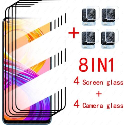 Camera Protective Glass For OPPO Realme 8 7 Pro 7i C21 C15 C11 C3 Full Cover Tempered Glass Realmy 6 5 Pro 6i Screen Protector