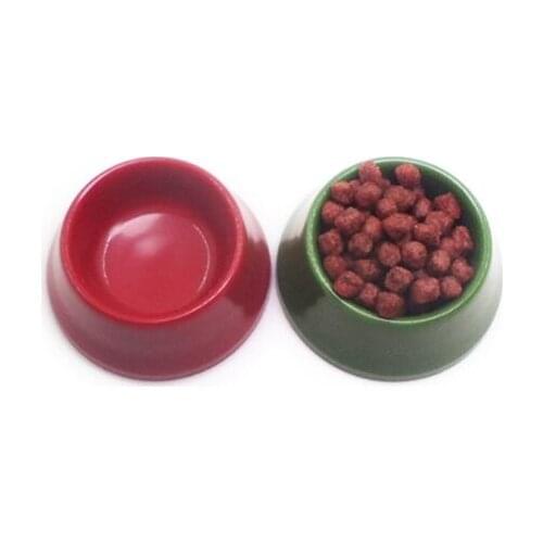 1/12 Dollhouse Miniature Pet Dog Cat Food On Bowl Kitchen Garden Decor Doll House Accessories Y4UD