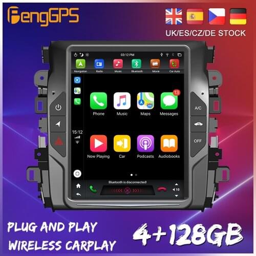 10.4" 128G Android 9 Tesla Style Screen For Honda Avancier 2017 2018 Car Radio Multimedia Video Player Navigation GPS Auto 2 din