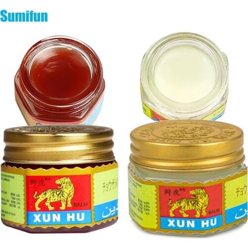 100% Original Red White Tiger Balm Ointment Thailand Painkiller Cream Muscle Pain Relief Soothe Itch Essential Plaster
