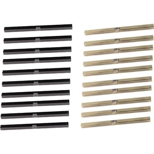 20 Pieces Retro Sew in Coin Bag Evening Purse Metal Frame DIY Clasp Fastening Crafts 19 cm