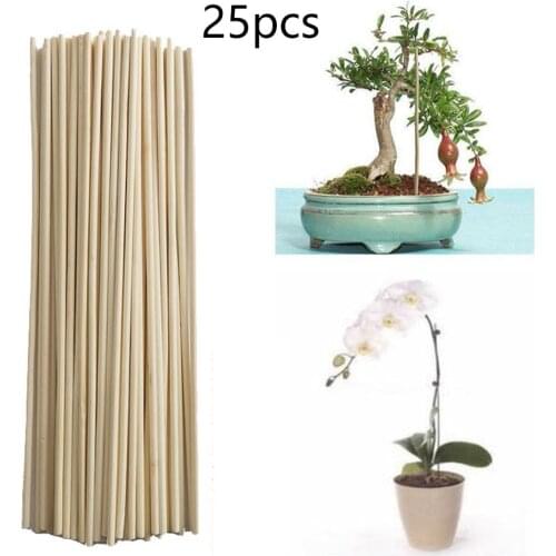 25pcs Bamboo Sticks Trellis Stakes Kit For Garden Plants Support Tomatoes Peas Plant Support Sticks Gardening Tool