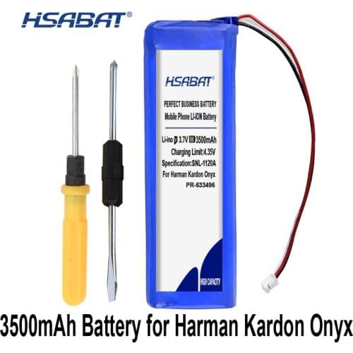HSABAT PR-633496 3500mAh Battery for Harman Kardon Onyx PR-633496 Batteries