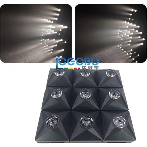 Wholesale 8x Diamond Stage DJ Matrix Beam LED matrix effect and Audience blinder 3x3 Panel display strobe laser light for sale