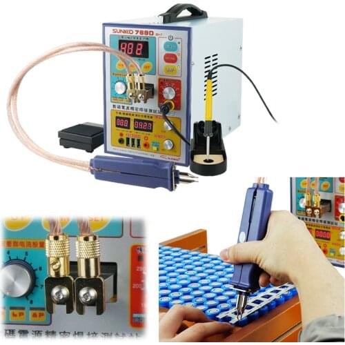 SUNNKO 769D SPOT WELDER MACHINE 110V/220V BATTERY WELDING MACHINE FREE SHIPPING