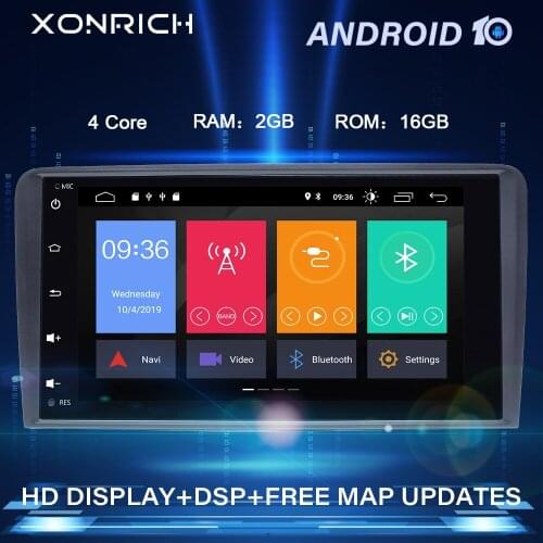 IPS 2 din Android 10 Car Radio Multimedia Player For Audi A3 8P S3 2003-2012 RS3 Sportback GPS Navigation head unit Stereo DSP