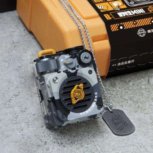 Mao king MW-PVX wireless Bluetooth speaker radio Born To Be Wild game for peace Camouflage portable metal AI smart mini speaker