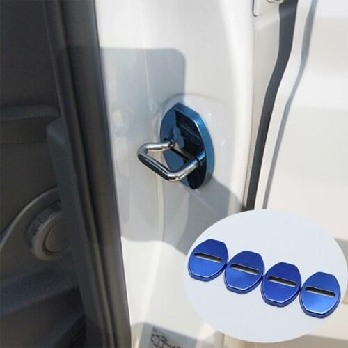 For Audi A3 S3 2009-2019 Car Styling excellent Stainless Steel Door Lock Buckle Protective Cover Auto Case