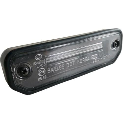 For hyundai Sonata trunk license plate left right lighting lamp shade bulb