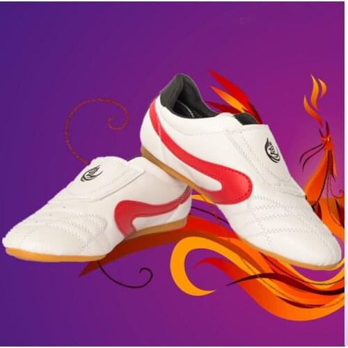 Breathable Boxing Taekwondo Shoes Mens High Quality Breathable Kung Fu Shoes Wushu Taichi Karate Martial Arts Wrestling Fightin