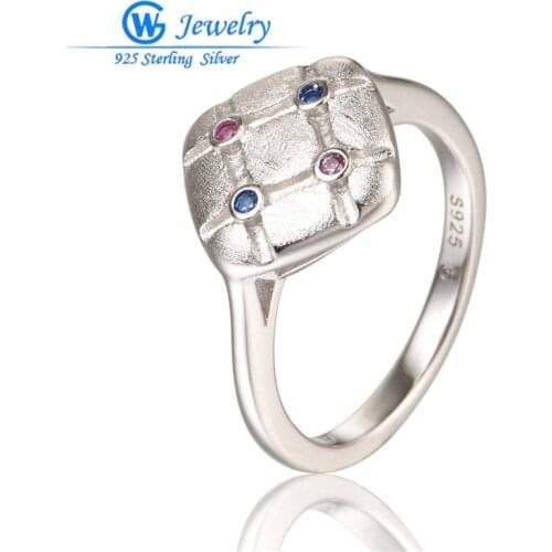 Gw Fashion Jewelry 925 Silver Mute Jewelry Wedding Rings New Fashion Anillos Vintage Mujer Hot Selling RIPY084H20