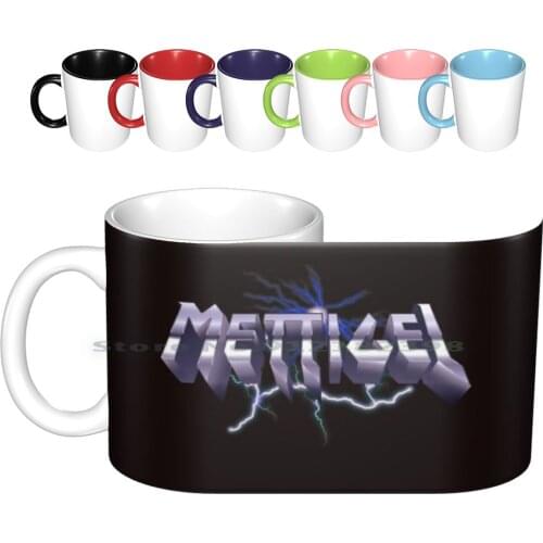 Mettigel Heavy Metal Look Ceramic Mugs Coffee Cups Milk Tea Mug Mettigel Mett Hack Hackepeter Mettigel Cool Novelty Tape Band