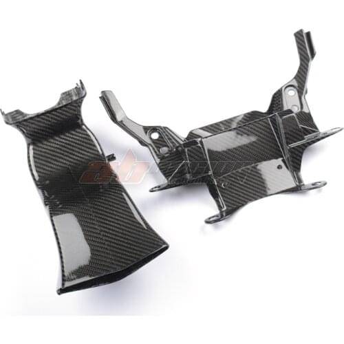 Racing Air Intake Cover Upper Fairings Stay Bracket For Yamaha R1 2015 2016 2017 2018 Full Carbon Fiber 100% Twill