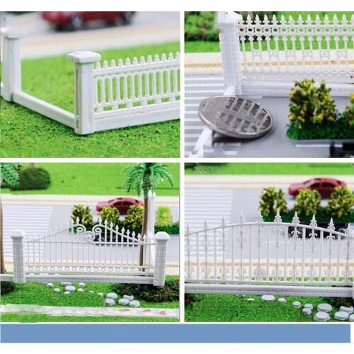 1/100 Model train railway railing Guardrail Fence for modeling building scene