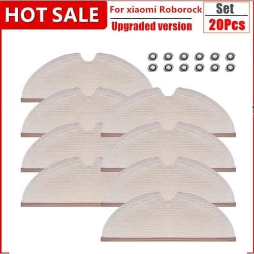 Suitable for Xiaomi Roborock S50 S51 Robot Vacuum Cleaner 2 Spare Parts Kits Mopping Cloth Water Tank Filter Replacemen