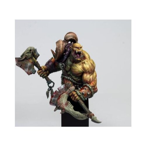 Unassambled 1/10 ancient man warrior orc bust (NO BASE ) Resin figure miniature model kits Unpainted