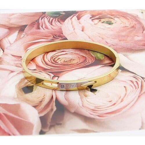 New Design Lovers Bangle & Bracelet Men F Love You Charm Bracelet Women 1314 Representative Loves You Forever Valentines Gift