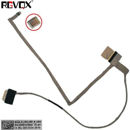 New LCD LED Video Flex Cable For SAMSUNG NP355E5C PN: NP355E4X NP350E5C NP365E5C DC02001K800 Replacement Notebook LCD LVDS