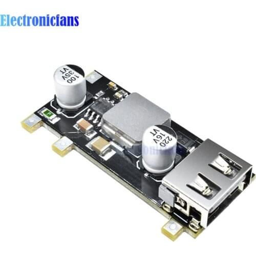 QC2.0 QC3.0 USB DC-DC Buck Converter Charging Step Down Module 3V 5V 12V 24W 6-32V Fast Qucik Car Charger Module Circuit Board