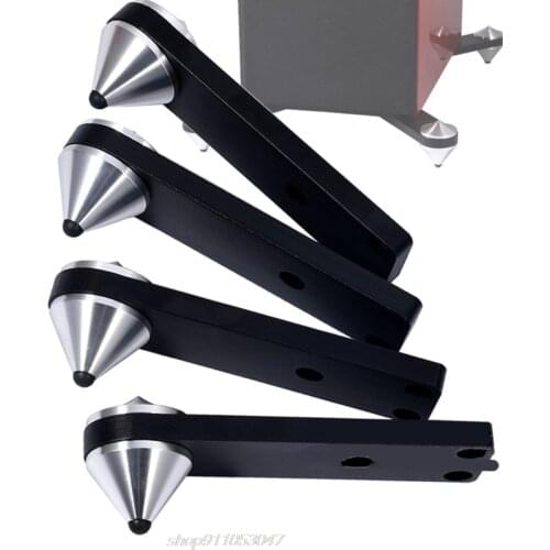4Pcs Stand Speaker Spike Replacement Non-Slip Shock Absorbing Easy Install Isolation 39mm Durable Aluminium Pads D07 20 Dropship