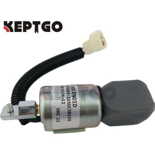 12v Stop Solenoid SA-5176-12 1756ES-12SUC5B1S5 SA-5176 for Kubota D722 D902 Z482